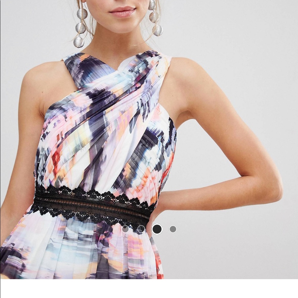 Little Mistress abstract print maxi, size 2